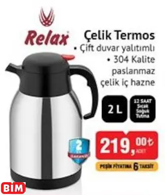 RELAX ÇELİK TERMOS RELAX ÇELİK TERMOS